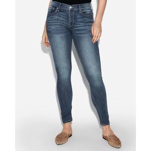 Express Mid Rise Medium Wash Jean Leggings